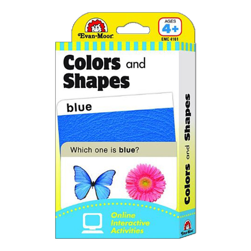 英文原版 The Learning Line Flashcard Colors and Shapes 闪记学习卡 颜色与形状 3岁以上 英文版 进口英语原版书籍儿童图书