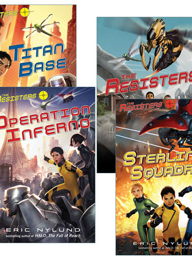 英文原版 The Resisters 抵抗者系列4册 儿童科幻章节桥梁故事书 Eric Nylund 英文版 进口英语原版书籍