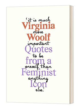 英文原版 Virginia WoolfInspiring Quotes from an Original Feminist Icon  维吉尼亚 伍尔夫名言录 英文版 进口英语原版书籍