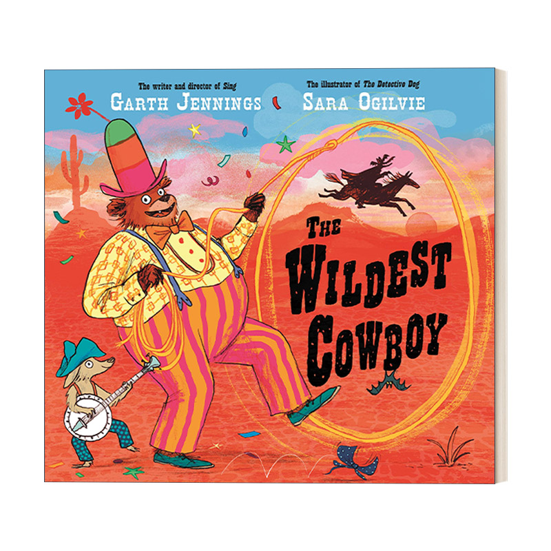 英文原版 The Wildest Cowboy 最狂野的牛仔 插画师Sara Ogilvie 英文版 进口英语原版书籍