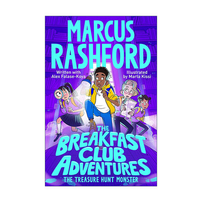 英文原版 The Breakfast Club Adventures The Treasure Hunt Monster 早餐俱乐部 寻宝怪兽 儿童友谊冒险章节桥梁书 英文版