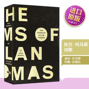 John Thomas The 英文原版 书籍 Dylan 狄兰·托马斯诗歌 进口英语原版 Goodby 英文版 Poems