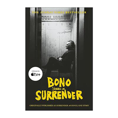 英文原版 Surrender U2主唱Bono自传 一个摇滚明星的回忆录 比尔盖茨荐书 英文版 进口英语原版书籍