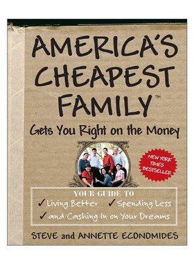 英文原版 America's Cheapest Family Gets You Right on the Money 美国省钱家庭教你正确花钱 理财指南 英文版进口英语原版书籍