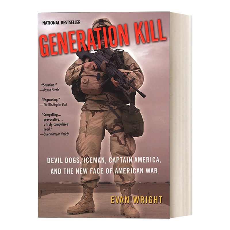 英文原版 Generation Kill 杀戮一代 豆瓣高分推荐 HBO同名美剧原著 历史传记 Evan Wright 英文版 进口英语原版书籍