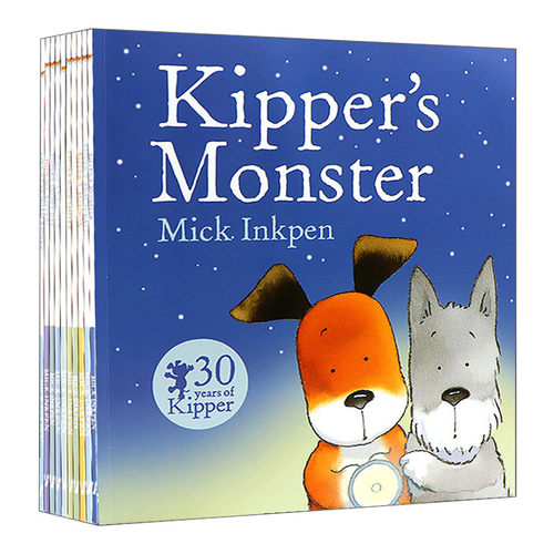 英文原版 Kipper 10 Copy Ziplock 小狗奇普 10册套装 廖彩杏书单 快乐成长故事 格林纳威大奖作家 Mick Inkpe 英文版进口英语书籍
