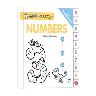 Numbers 启蒙 Zoe Zack 英文版 书籍 英文原版 儿童想象力培养绘本 佐伊和扎克 and Jacques 艺术大师 数字 进口英语原版 Duquennoy