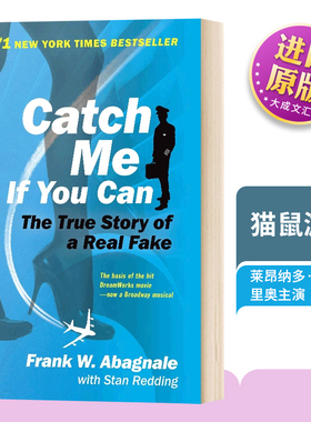 猫鼠游戏 英文原版 Catch Me If You Can 英文小说 悬疑推理电影小说 进口原版
