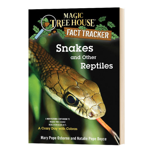 英文原版 神奇树屋小百科系列：蛇与其他爬行动物 Snakes and Other Reptiles (Magic Tree House Fact Tracker)儿童图书