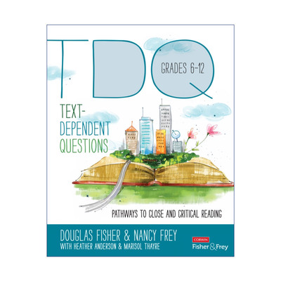 英文原版 Text-Dependent Questions  Grades 6-12 如何通过基于文本的问题教学生学习精读 文本精读与批判性阅读教学指南 进口书