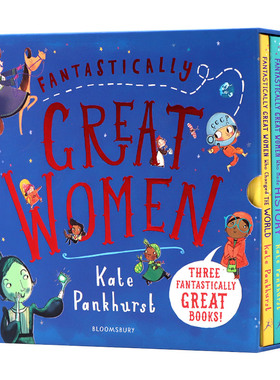 英文原版 Fantastically Great Women Boxed Set 改变世界的伟大非凡的女性3册礼盒精装 儿童英语阅读绘本 英文版 进口英语书籍