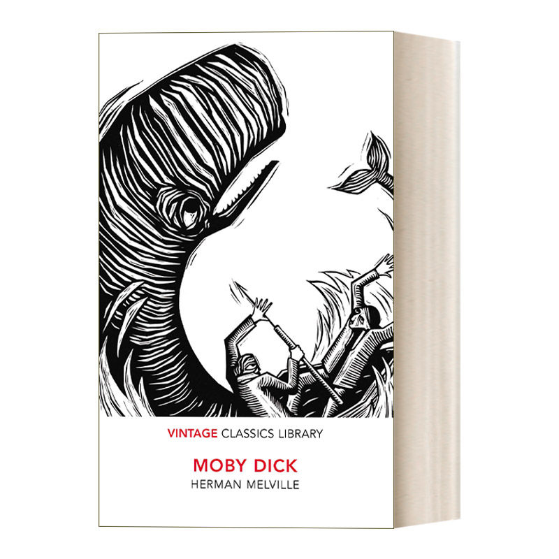 英文原版 moby-dick 白鲸 vintage经典图书馆系列 英文版 进口英语