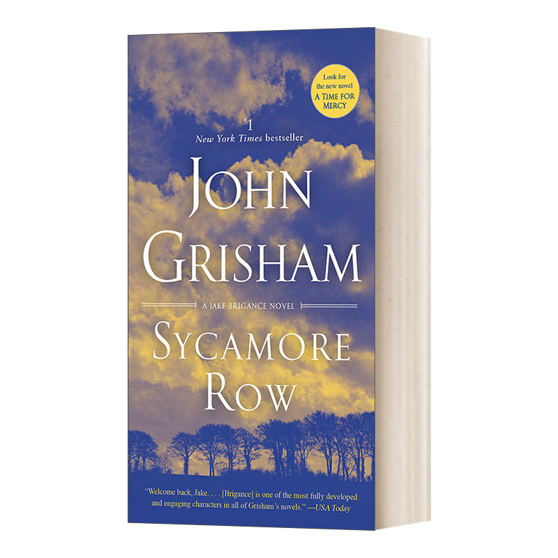 英文原版小说 Sycamore Row 锡卡莫尔街 Jake Brigance Book 2 约翰·格里森姆John Grisham 英文版 进口英语原版书籍