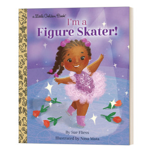 Figure Golden 英文版 书籍 英文原版 小金书 Skater 我是花样滑冰运动员 Book Little 进口英语原版 兰登书屋精装
