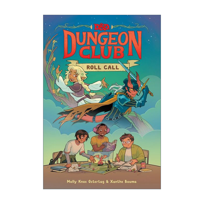 英文原版 Dungeons & Dragons Dungeon Club Roll Call 龙与地下城 地下城俱乐部之登记表 精装漫画 英文版 进口英语原版书籍