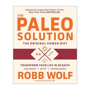 英文版 书籍 原始解决方法 减肥 Robb 疾病防治健康膳食计划食谱 Solution 初始人类饮食 进口英语原版 英文原版 Wolf Paleo