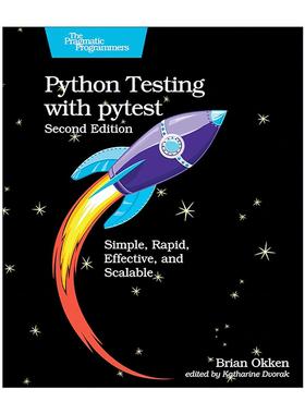 英文原版 Python Testing with Pytest Pytest测试实战 第二版 资深软件测试工程师Brian Okken 英文版 进口英语原版书籍