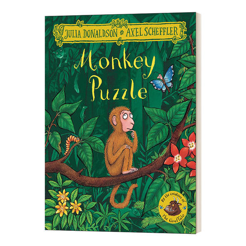 英文原版 Monkey Puzzle 小猴子找妈妈 英文版 进口英语原版书籍