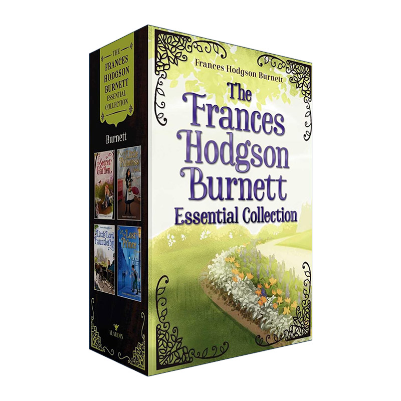 英文原版 The Frances Hodgson Burnett Essential Collection 伯内特经典作品4册盒装 含小公主 小公子方特洛伊 秘密花园
