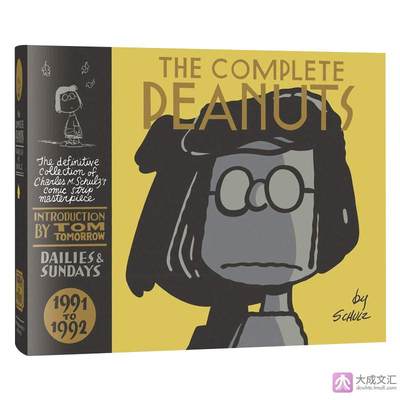 精装 英文原版 The Complete Peanuts 1991-1992 史努比漫画21 花生漫画50周年全集 英文版