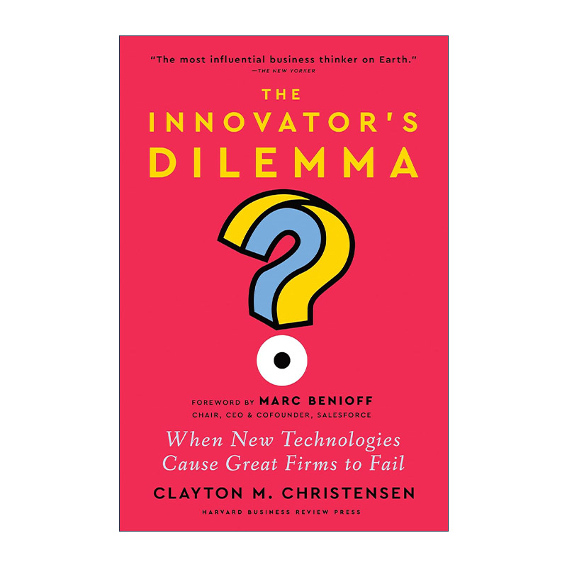 英文原版 The Innovator's Dilemma 创新者的窘境 领先企业如何被新兴企业颠覆 新版 Clayton M. Christensen 哈佛商业评论 精装
