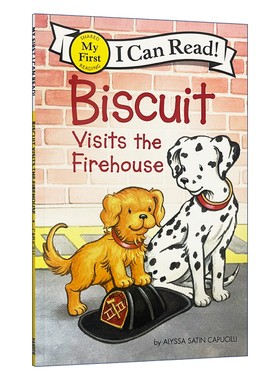 英文原版 Biscuit Visits the Firehouse 小饼干狗参观消防站 My First I Can Read 分级阅读 英文版 进口英语原版书籍