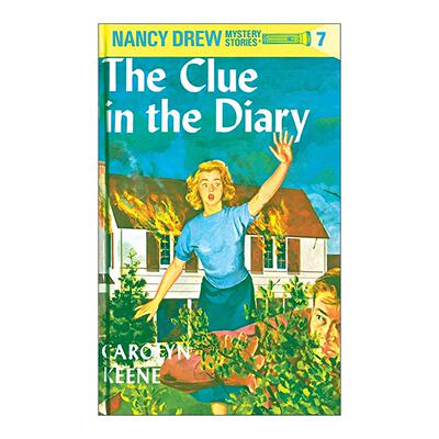 英文原版 Nancy Drew 07 the Clue in the Diary 南希德鲁系列7 日记中的线索 儿童悬疑推理小说 Carolyn Keene 精装 英文版