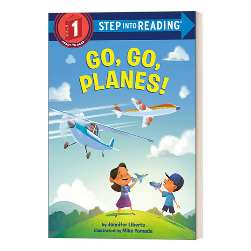 英文原版 Step into Reading 1 Go Go Planes 飞起来 飞机 英文版 进口英语原版书籍
