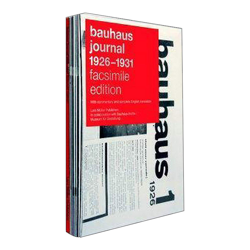 英文原版 BAUHAUS JOURNAL 1926–1931 facsimile edition 包豪斯杂志1926-1931 英文版 进口英语原版书籍