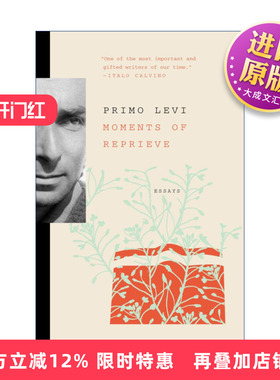 英文原版 Moments of Reprieve 缓刑时刻 普里莫莱维短篇故事集 英文版 进口英语原版书籍