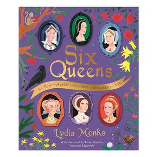 亨利八世 六位传奇王后 进口英语原版 Six 书籍 英文版 Queens 儿童人文历史知识科普百科读物精装 英文原版 都铎王朝