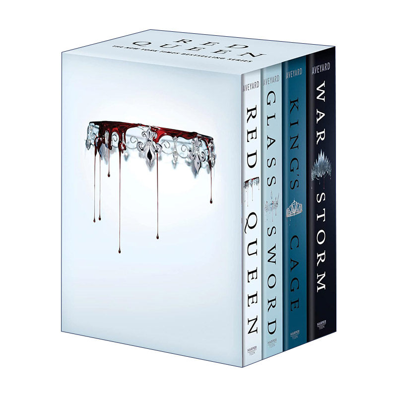 英文原版 Red Queen 4-Book Paperback Box Set 红皇后1-4盒装 青少年小说 英文版 进口英语原版书籍