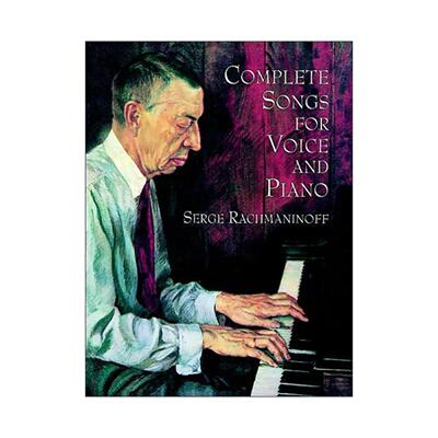 英文原版 Complete Songs for Voice and Piano 拉赫玛尼诺夫人声与钢琴曲合集 乐谱 英文版 进口英语原版书籍