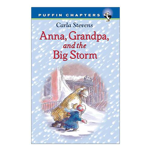 英文原版 Anna Grandpa and the Big Storm 安娜 奶奶与大暴风雪 儿童章节桥梁故事书 Carla Stevens 英文版 进口英语原版书籍