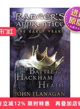 英文原版 Ranger's Apprentice The Early Years 2 The Battle of Hackham Heath 皇家骑士前传2 英文版 进口英语原版书籍