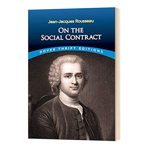 卢梭：社会契约论 英文原版 Rousseau-On the Social Contract 政治哲学 英文原版 进口英语书籍