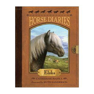 Hart英文版 书籍 埃尔斯卡 儿童历史小说 小马驹日志系列1 Diaries Elska 进口英语原版 英文原版 爱伦坡奖提名作家Alison Horse