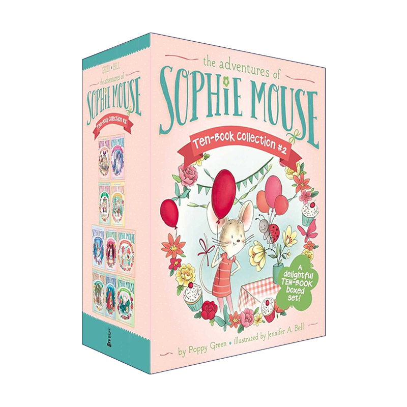 英文原版 The Adventures of Sophie Mouse Ten-Book Collection #2 Boxed Set 老鼠苏菲历险记11-20册套装 进口英语原版书籍
