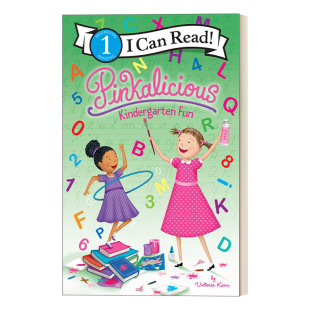 Fun 书籍 进口英语原版 Read Pinkalicious Kindergarten Level 粉红控 幼儿园真好玩 英文版 英文原版 1分级阅读 Can