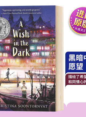 英文原版 A Wish in the Dark 黑暗中的愿望 2021纽伯瑞银奖 儿童文学 英文版