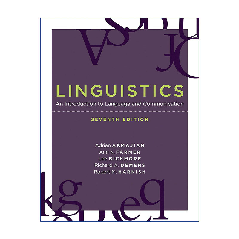 英文原版 Linguistics The MIT Press 语言学 语言与交际导论 第七版 Adrian Akmajian 英文版 进口英语原版书籍