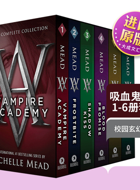 英文原版 Vampire Academy Box Set 1-6 吸血鬼学院1-6册套装 英文版 Richelle Mead 进口英语原版书籍