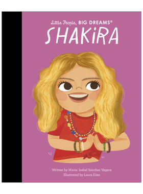 英文原版绘本 Little People  Big Dreams Shakira 小人物大梦想纸板书 夏奇拉 精装 英文版 进口英语原版书籍