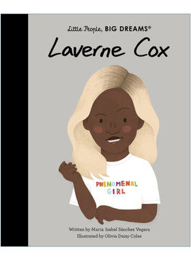 英文原版绘本 Little People  Big Dreams Laverne Cox 小人物大梦想纸板书 演员拉弗恩考克斯 精装 英文版 进口英语原版书籍