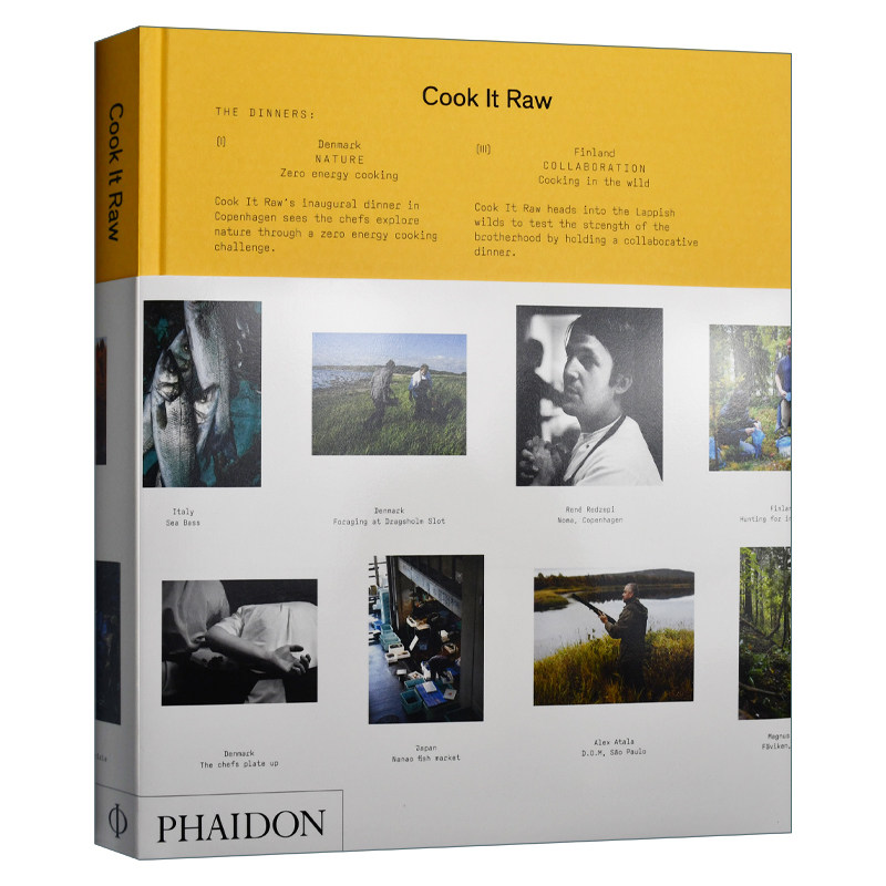 英文原版 Cook it Raw 生煮 前卫大厨创造的独特就餐体验 精装 英文版 进口英语原版书籍