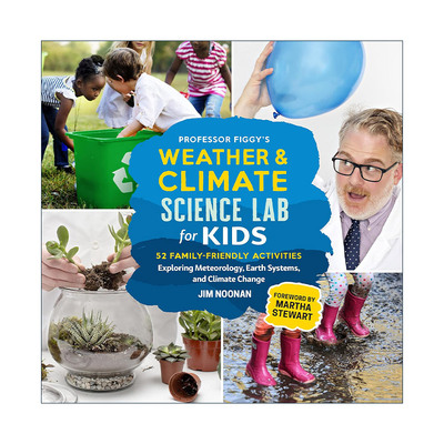 英文原版 Professor Figgy's Weather and Climate Science Lab for Kids 给孩子的天气和气候实验室英文版 进口英语原版书籍