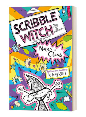 英文原版 Scribble Witch Notes in Class 涂鸦女巫 课堂中的纸条 英文版 进口英语原版书籍儿童图书