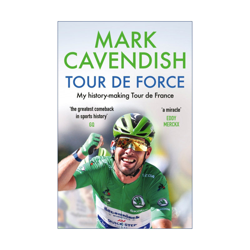 英文原版 Tour de Force 我的环法之旅 英国自行车运动员马克·卡文迪什自传 英文版 进口英语原版书籍