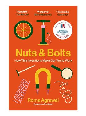 英文原版 Nuts and Bolts 螺母和螺栓 微小的发明如何让我们的世界运转起来 英文版 进口英语原版书籍