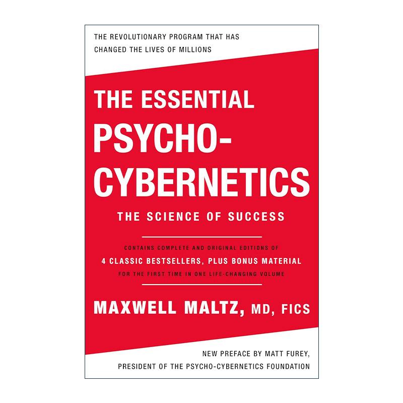 英文原版 The Essential Psycho-Cybernetics 基本心理控制方法 科学成功之道 麦克斯威尔·马尔茨 英文版 进口英语原版书籍